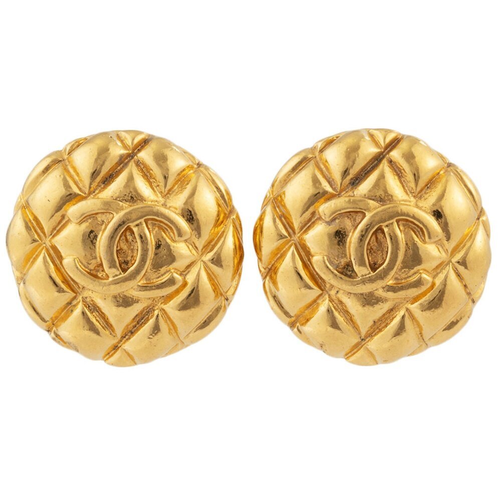 CHANEL Authentic Gold Earrings